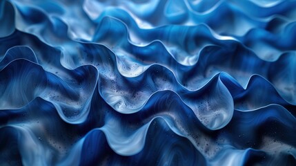 Fototapeta premium Three dimensional of wavy pattern