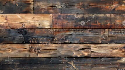 Old brown wooden planks texture - obrazy, fototapety, plakaty