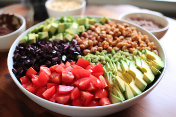 salad with vegetables.