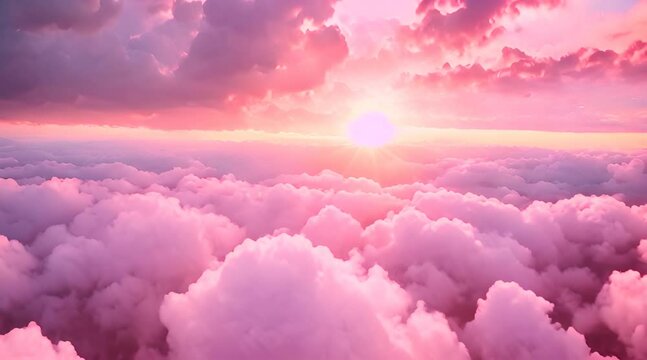 Endless Skies: Serene Blue Cloudscape on a Bright Day