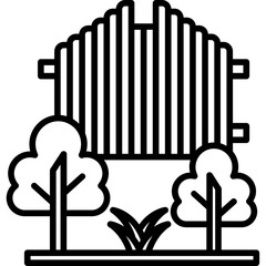 Obraz premium Front Yard Icon