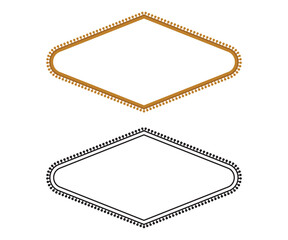 Las Vegas pieces, Clipart Vector, Cutting Files Svg Png  Digital Graphic Design, Las Vegas sign blank © DINVECT