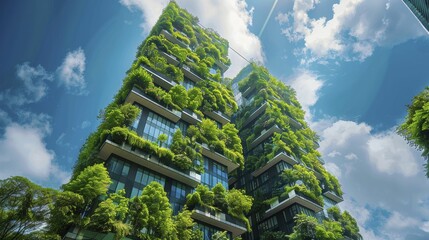 Explore green building certifications, evergreen importance, and the latest sustainable construction standards. - obrazy, fototapety, plakaty