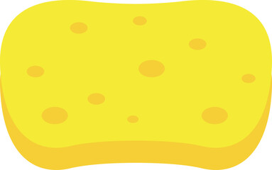 Yellow Sponge cleaner Illustration