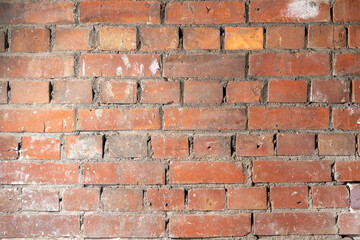 古い歴史のあるレンガの壁