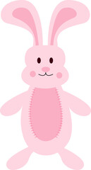 Obraz premium Pink Rabbit Doll Toy Cute