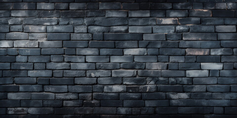 Black brick wall. Modern Industrial Black Brick Wall