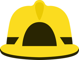 Yellow Firefighter Helmet
