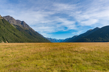 Naklejka premium ニュージーランドのエグリントンバレー