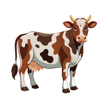 recommend clip art: Cow Illustration on White Background