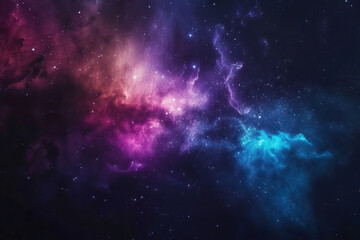 Fototapeta premium Space galaxy with stars and nebula.