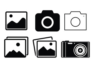 Polaroid Vector, Camera Outline, Camera Clipart, Camera SVG, Camera Icon