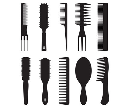 
Comb, Barber, Hair Stylist, Combs Clip Art, Clipart, Design, Svg Files, Silhouette, Cricut, Cut File