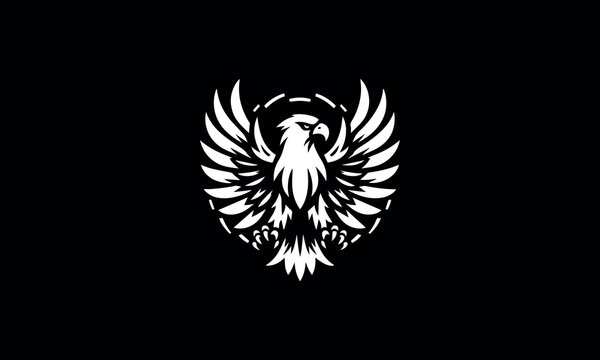white outlines eagle with white outlines and black background eagle black and white icon eagle black and white logo eagle black and white image eagle icon silhouette eagle monochrome