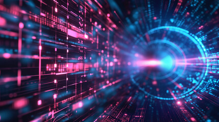 Obraz premium Explore digital transformation, big data, cloud computing, AI technology, and smart industry concepts.