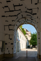 Vienna, Austria - June 18, 2023: Museum Quarter in the center of Vienna