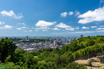 卯辰山から眺める金沢市街
