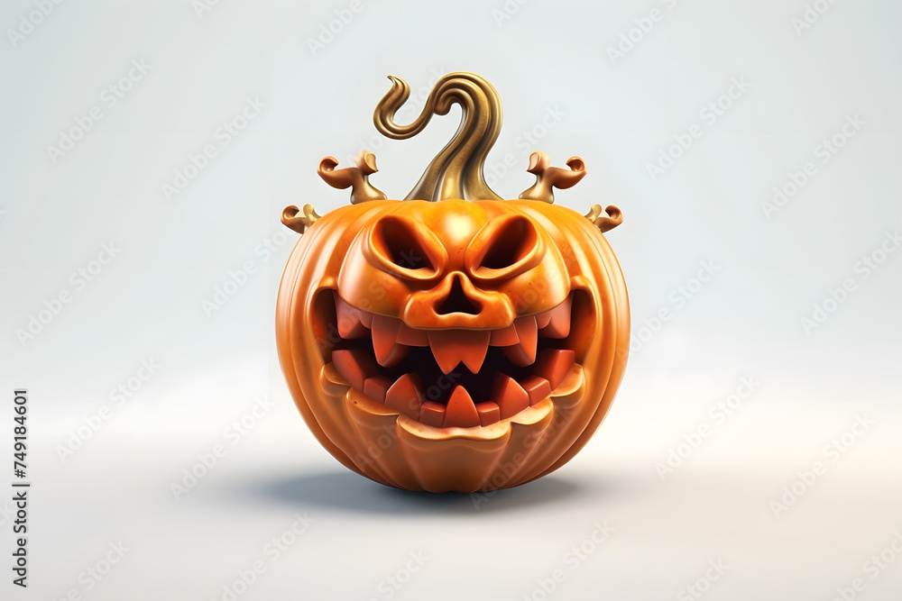 Canvas Prints 3d jack-o-lantern elements cartoon