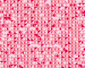 立体的なピンクの幾何学模様の背景