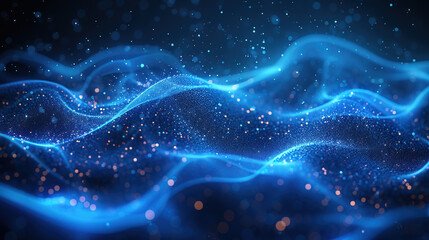 Abstract blue light background for graphics use. Created with Ai