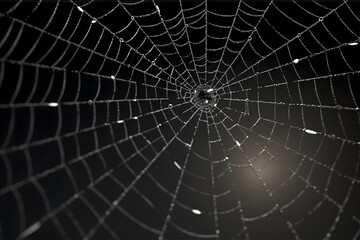3d Spider Web halloween elements cartoon