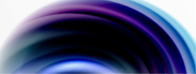 Rainbow color silk blurred wavy line background on white, luxuriously vibrant visually captivating backdrop. Stunning blend of colors reminiscent of rainbow, silky and gracefully blurred wavy pattern