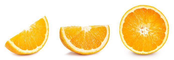 Fresh organic orange isolated