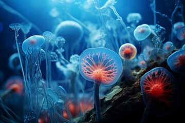 3d illustration of abstract composition, digital art works