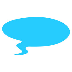 Organic Chat Bubble Element