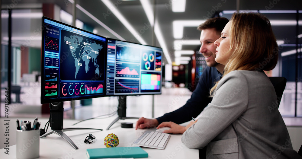 Aufkleber Data Analyst Using Data Analytics KPI