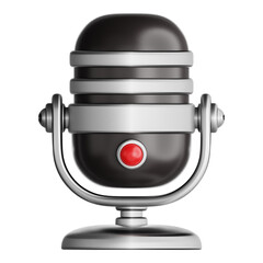 General UI 3D Icon, Sound Recorder