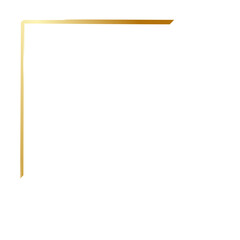 Obraz premium Aesthetic golden corner 