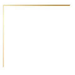 Aesthetic golden corner 