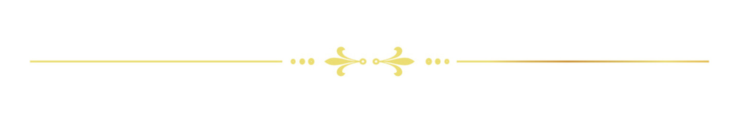 golden frame isolated on transparent background