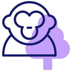 monkey in zeline © Mamang