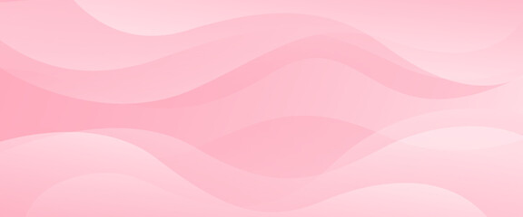 Abstract colorful pink curve background, pink beauty dynamic wallpaper with wave shapes. Template banner background for beauty products, sales, ads, pages, events, web, and others