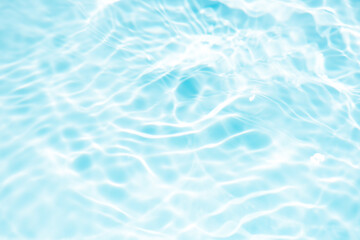  Blue water surface texture with ripples, splashes, and bubbles. Abstract summer banner background...