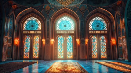 Fototapeta na wymiar ornamental classic mosque background