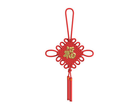 Traditional chinese new year decoration knots or Chinese knot with oriental ancient style.
