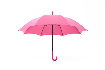pink umbrella, 3D animation style , open and closed , on transparency background PNG
