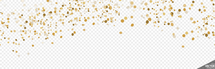 seamless golden confetti sylvester background - 749205819
