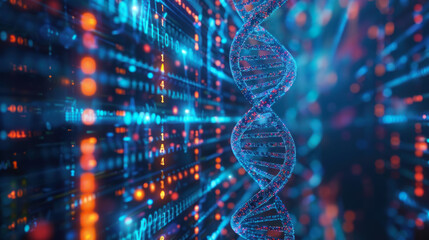 Advancing precision medicine through the analysis of genetic and clinical data - obrazy, fototapety, plakaty