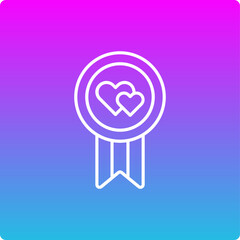 Ribbon Badge Icon