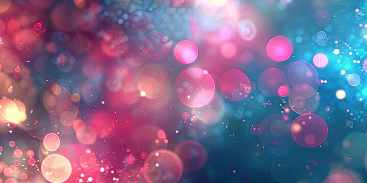 Bokeh, graphic resource web background out of focus blurred backgrounds, digital backdrop wide art soft, generated ai