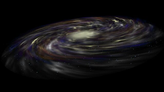 銀河系の映像用素材