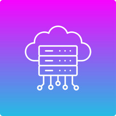 Cloud Server Icon