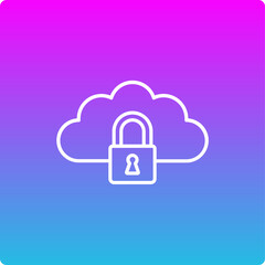 Cloud Lock Icon