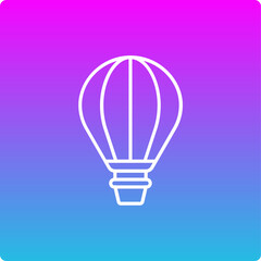 Obraz premium Hot Air Balloon Icon