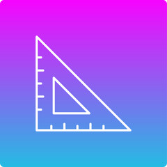 Triangular Ruler Icon