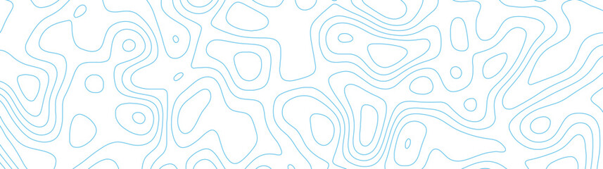 Abstract blue topography vector background. Topographic map. Geographic mountain relief. counter map wavy line paper textrue. grid curve line abstract vector illustration .